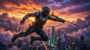 Sunset Flight