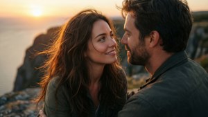 Sunset Gaze of Love