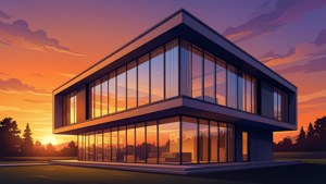Sunset Glass House