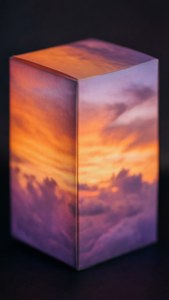 Sunset Gradient Box