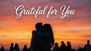Sunset Gratitude Embrace