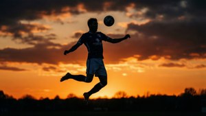 Sunset Header Silhouette