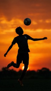 Sunset Header Silhouette