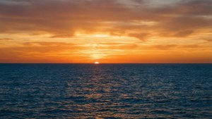 Sunset Horizon Line