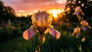 Sunset Iris Glow