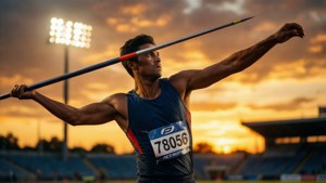 Sunset Javelin Throw