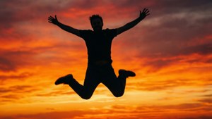 Sunset Jump Attitude