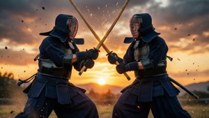 Sunset Kendo Duel