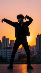 Sunset Kpop Skyline