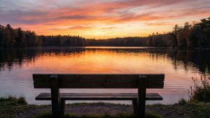Sunset Lake Serenity