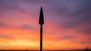 Sunset Lance Silhouette