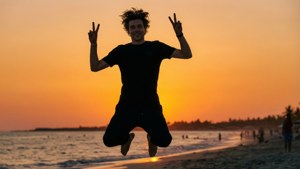 Sunset Leap