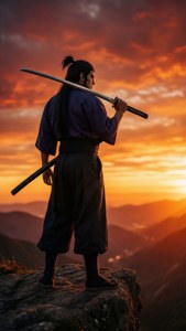 Sunset Lone Warrior