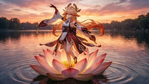 Sunset Lotus Dance