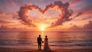 Sunset Love Silhouette