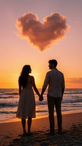 Sunset Love Silhouette