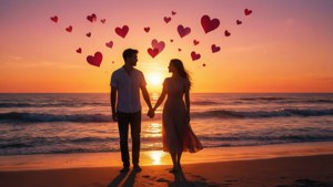 Sunset Love Silhouette