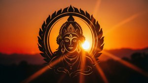 Sunset Mahakal Silhouette