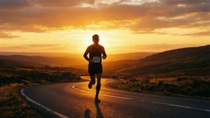 Sunset Marathon Runner