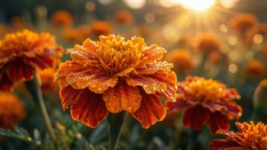 Sunset Marigold Glow