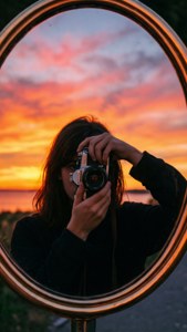 Sunset Mirror Selfie