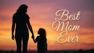 Sunset Mother Child