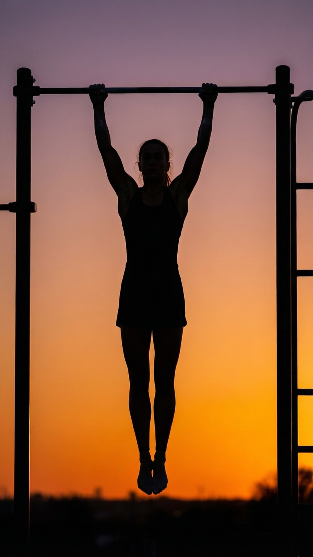 Sunset Muscle-Up by Wallpapers.art Studio