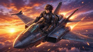 Sunset Nirvash Flight