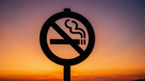 Sunset No Smoking Silhouette