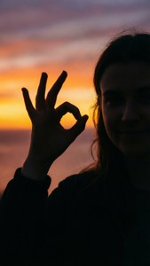 Sunset OK Silhouette