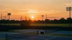 Sunset on Grounds