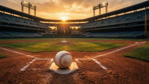 Sunset on the Diamond