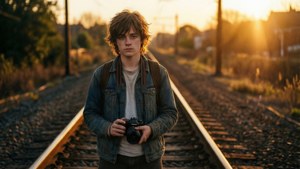 Sunset on the Tracks