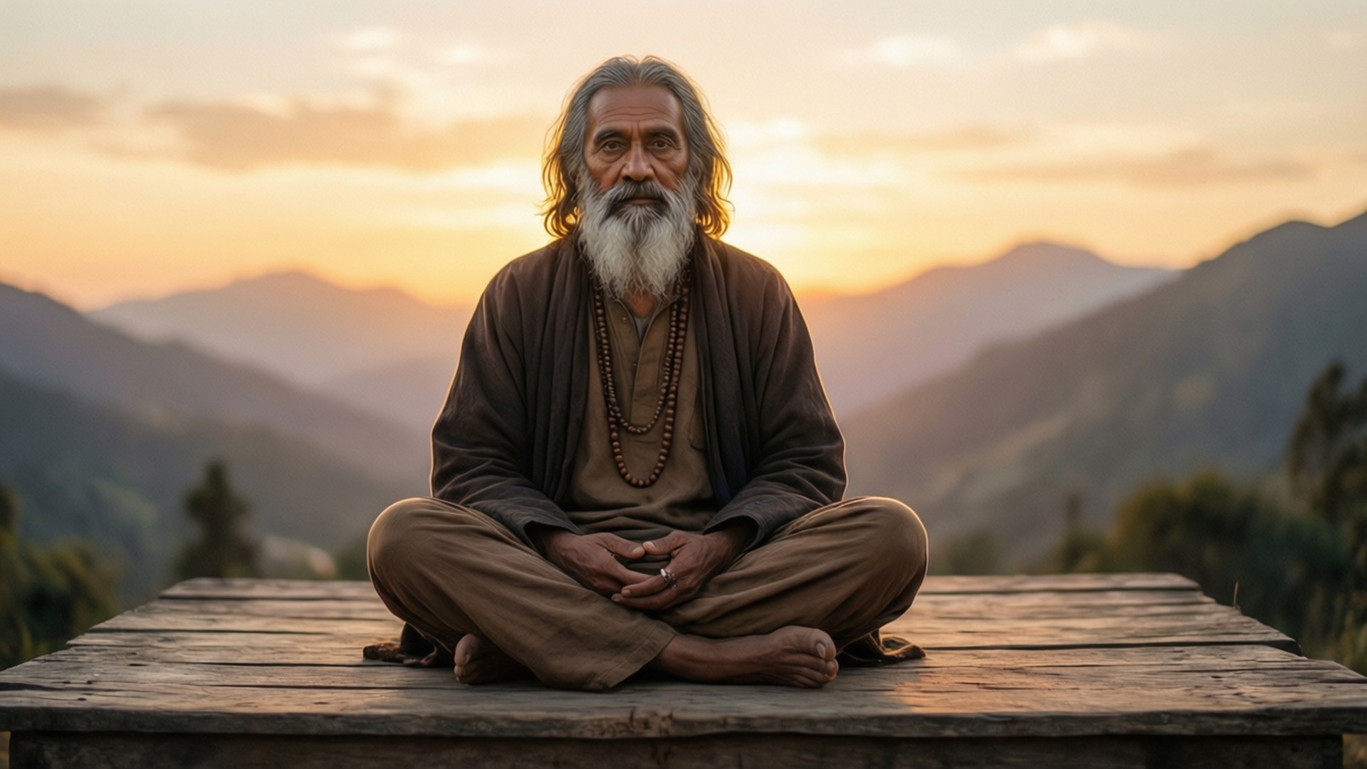 Sunset Osho Meditation by Wallpapers.art Studio