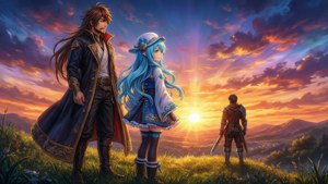 Sunset Over Axel
