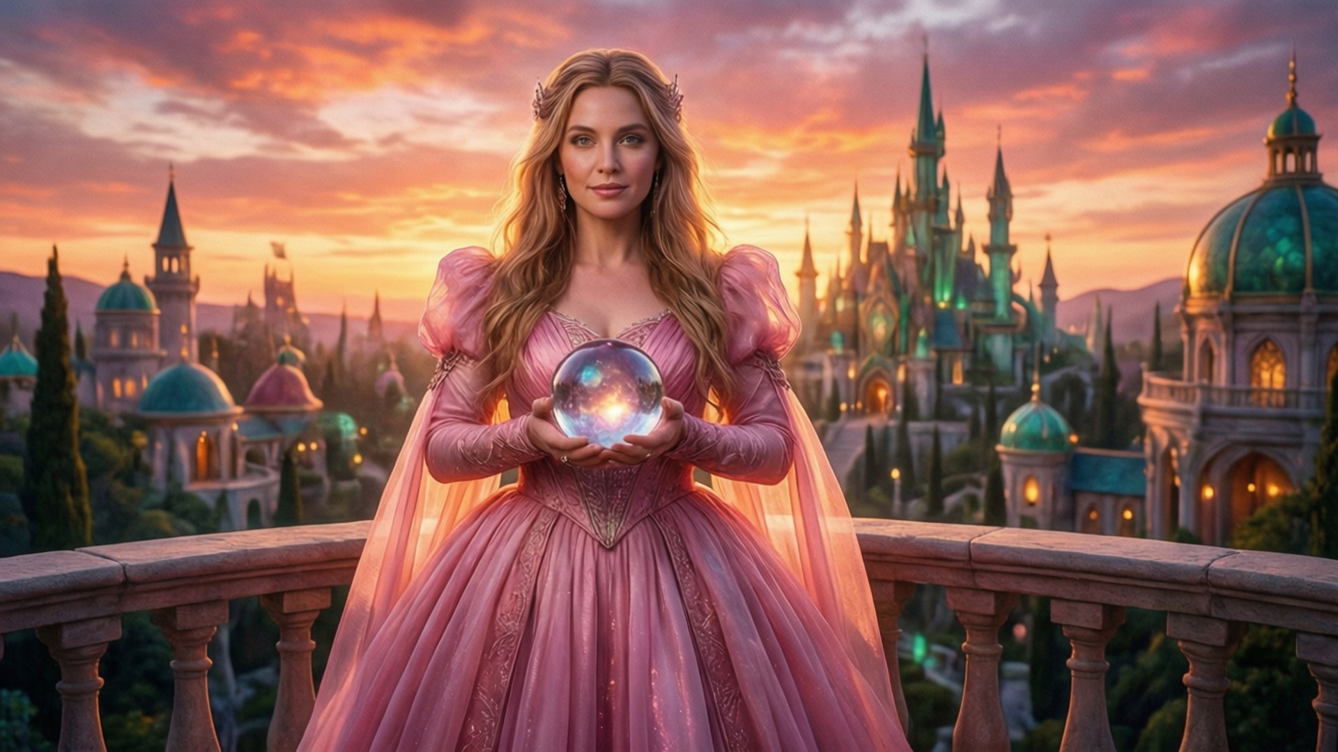 Sunset Over Emerald City by Wallpapers.art Studio