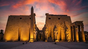 Sunset Over Luxor Temple