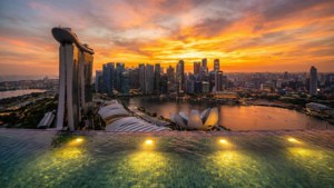 Sunset Over Marina Bay Sands