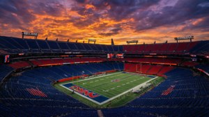 Sunset Over NRG Stadium