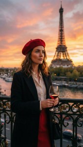 Sunset Over Paris