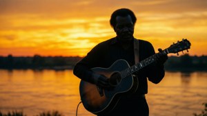 Sunset Over the Delta