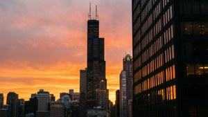 Sunset Over Willis Tower