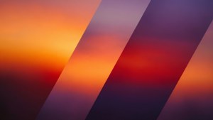 Sunset Parallelogram Gradient