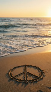 Sunset Peace Beach