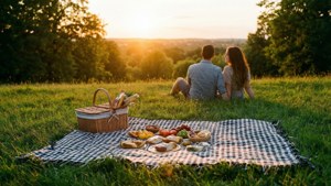 Sunset Picnic Date