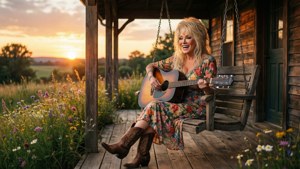 Sunset Porch Swing