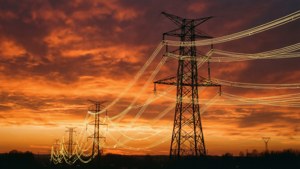 Sunset Power Lines