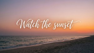 Sunset Quote Wallpaper