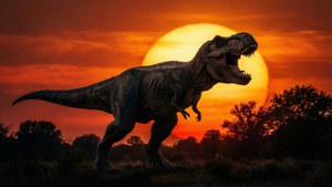 Sunset Roar Silhouette