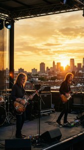 Sunset Rooftop Gig